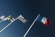 Drapeau national, régional et provincial à Pornic