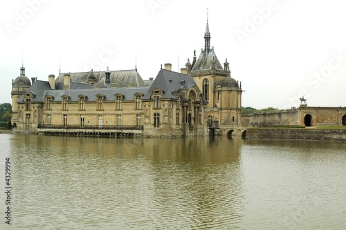 château de chantilly, plan d'eau