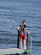 Homme sur un ponton
