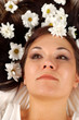 flowers in hair flowers in hair