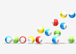Tombola balls fallings Tombola balls fallings