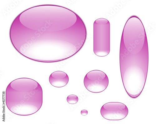 Illustration: purple aqua bubble purple aqua bubble