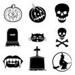 Halloween icons collection