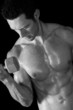 Physicaly Fit Man Lifting Wieght
