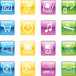 aqua  home electronics icons