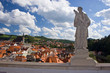 statue in cesky krumlov