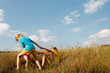 Children on a meadow Children on a meadow