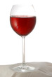 Red wine on white background Red wine on white background