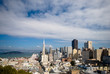 San Francisco Financial District (wide angle composition)