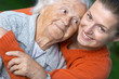 Woman and her granddaughter