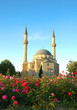 Mosque with two minarets in Baku, Azerbaijan Mosque with two minarets in Baku, Azerbaijan