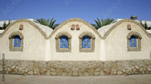 house on sea front in dahab, red sea, sinai, egypt