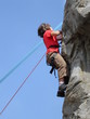 escalade sur mur artificiel