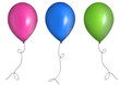 trois ballons anniversaire