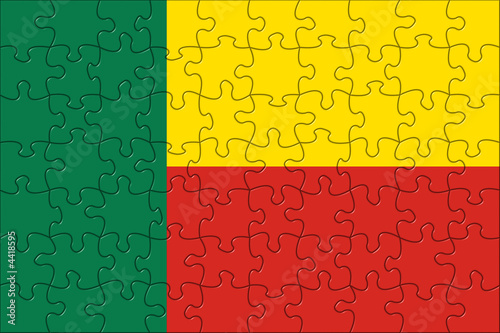 Flag Of Benin Puzzle