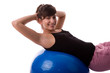 pilates ball exercise