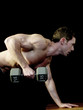 Physicaly Fit Man Lifting Wieght