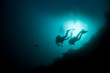 Peaceful divers