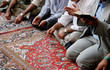 Lamenting muslims in mosque Lamenting muslims in mosque