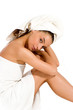 beautiful young woman in towel - health&beauty beautiful young woman in towel - health&beauty