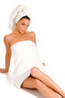beautiful young woman in towel - health&beauty beautiful young woman in towel - health&beauty