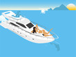 Vector: Yacht Ride Yacht Ride