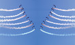 International hang gliding team with the Victory sign