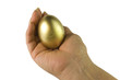 hold the golden egg