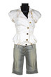 blouse and jeans shorts blouse and jeans shorts