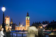 big ben at dusk