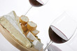 rotwein und käse