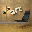 Arty modern interior Arty modern interior
