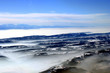vue aérienne des alpes et jura