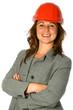 Confident young female architect 