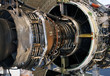 The engine of airplane The engine of airplane