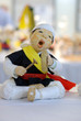 Sitting Down Clay Doll