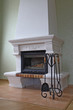 Fireplace without fire Fireplace without fire