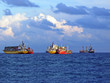 Ship Sailing in Beautiful Cloudy Weather Ship Sailing in Beautiful Cloudy Weather