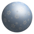 Christmas Ball Snowflakes w/Paths