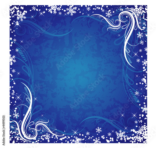 blue background vector. lue christmas ackground