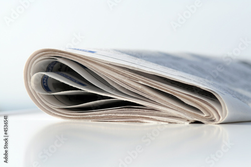 Zeitung close up, Ausschnitt einer Tageszeitung