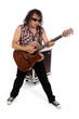 Musicien joue de la guitare country Musicien joue de la guitare country