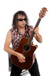 Musicien joue de la guitare country Musicien joue de la guitare country