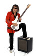 Guitariste  avec sa bass