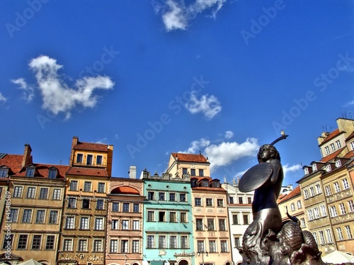 Old town square in Warsaw