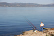 Pescatore nel lago di Castiglione del Lago