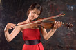 Girl with violin