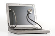 Stethoscope on a laptop - Tech support concept