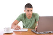 Male university student