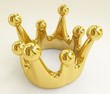 krone in gold